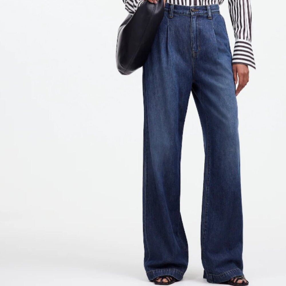 The Harlow Wide-Leg Jean in Fieldale Wash: Airy Denim Edition